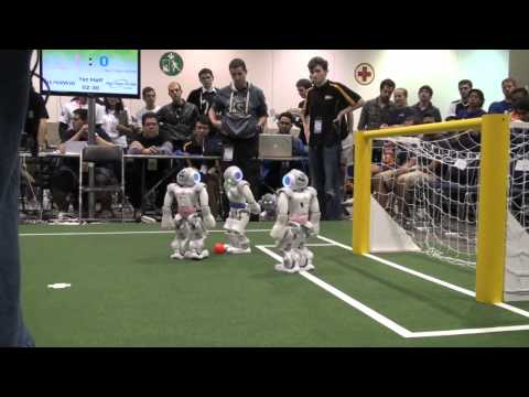 2012 RoboCup SPL 3rd Place play off: rUNSWift Vs HTWK