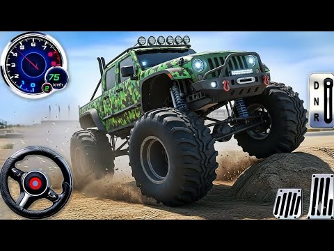 Monster Thar Mountain 4x4 Jeep Drive - Offroad Monster Car Driving SUV Simulator - Android GamePlay 