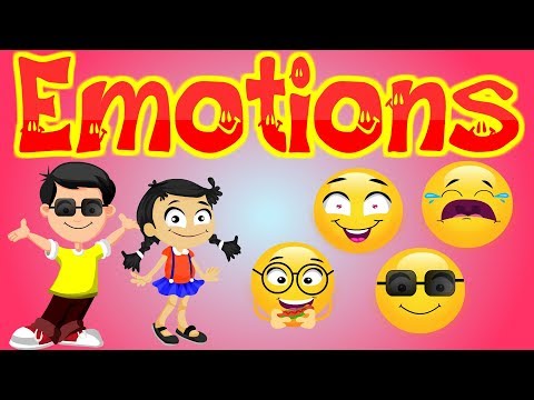 20 Feelings and Emotions for kids |  Emoji Videos for Preschool |  kid2teentv Video