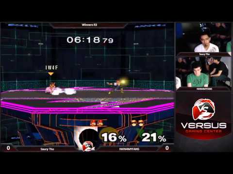 VS Weekly 05/07/15 - Winners R3 - SaucyTho (C. Falcon) vs JRad (Dr. Mario/Marth)
