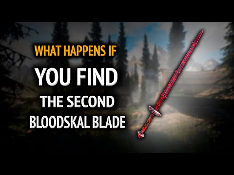 Skyrim ٠ What Happens If You Find The Second Bloodskal Blade