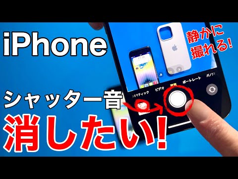 iPhone のカメラの音をオフにする: 3 つのオプションがあります