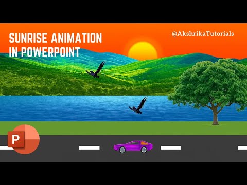 Sunrise Animation in PowerPoint | PowerPoint Presentation Topic Animation | PPT Animation 2025