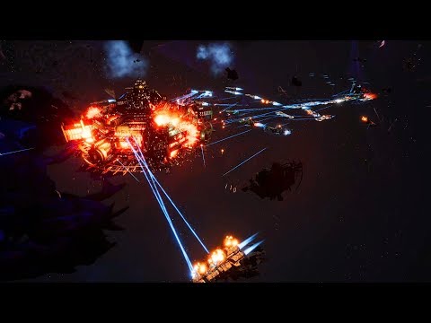 TAU Merchant Fleet vs Space Marines! - Massive Battle, Skirmish, Battlefleet Gothic Armada 2