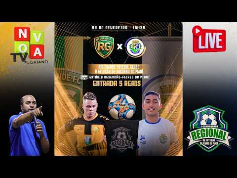 Rio Grande FC x Sel de Socorro do PI  - Regional de Flores do PI - AO VIVO