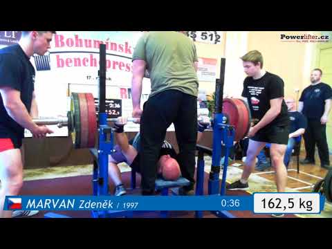 Marvan Zdeněk (1997), BP2, 162,5 kg (x)
