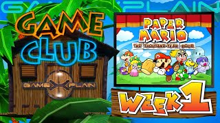 Introducing Game Club: Paper Mario The Thousand Year Door! (Week 1 - Rogueport & Hooktail)