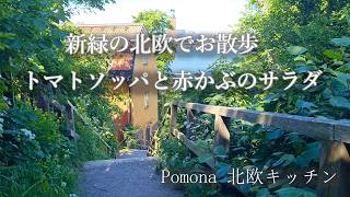 北欧の初夏/トマトソッパとロードベーツサラダ(赤かぶのサラダ)/新緑の散歩道/エルサ・ベルコフの癒しの妖精さん