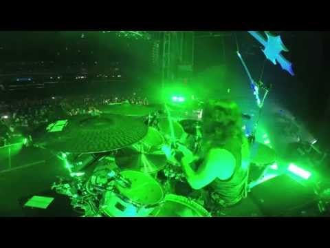 Paul Bostaph/ SLAYER GoPro Footage 2014 Hammond, Indiana