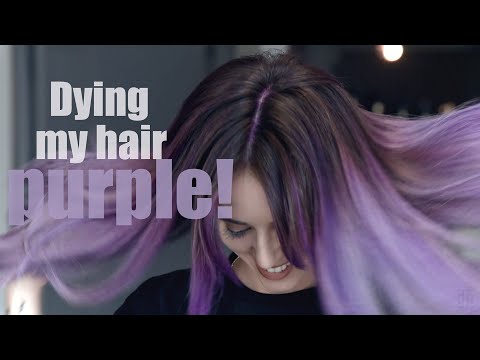 Dying My Hair Purple!