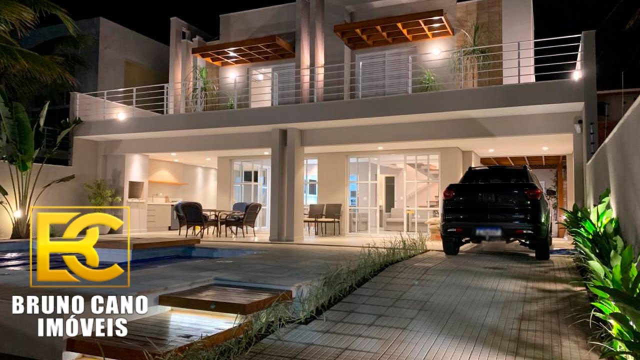 Sobrado MODERNO frente ao mar, todo planejado - Peruíbe SP | Litoral Sul