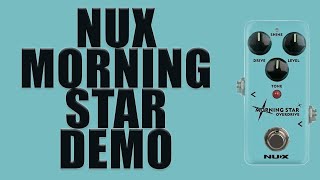 Video thumbnail for NUX - Morning Star Overdrive - Single Coil Demo by Ryan Lutton