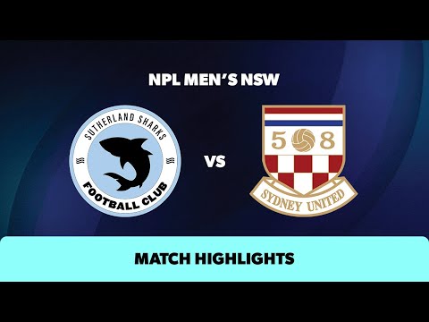NPL Men's NSW Round 22 Highlights – Sutherland Sharks v Sydney United 58