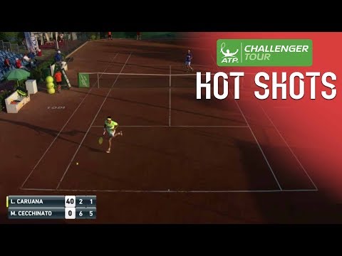 Теннис World No. 767 Caruana Strikes Todi Challenger SF Hot Shot