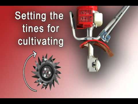 Setting Mantis Tiller Tines for Tilling or Cultivating