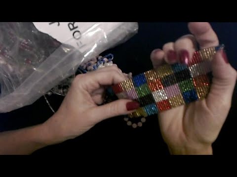 ASMR | Goodwill Jewelry Bag Show & Tell 5-1-2022 (Whisper)