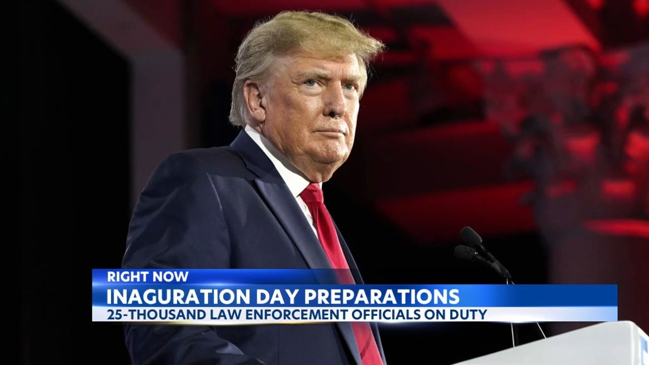 Security heightened for Inauguration Day with 25K law enforcement officials