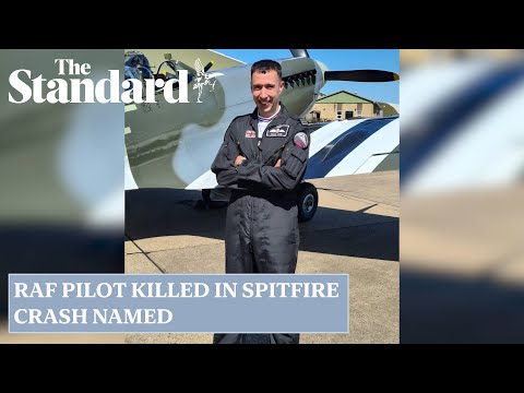 RAF pilot killed in Spitfire crash named as Squadron Leader Mark Long