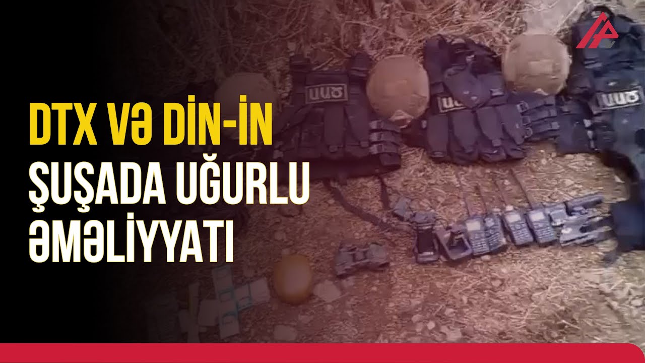 Şuşada külli miqdarda silah-sursat aşkarlanıb
