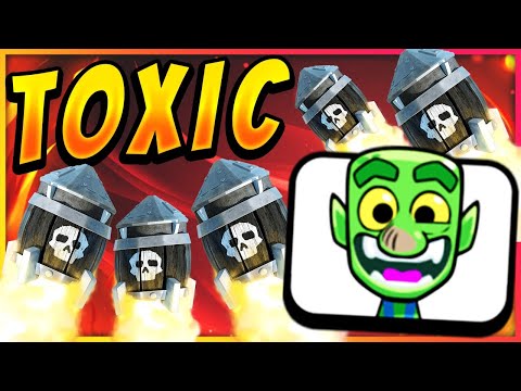 NEW ROCKET CYCLE DECK IS 100% TOXIC! 💀 — Clash Royale