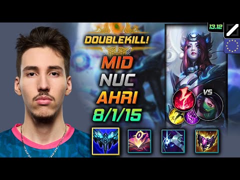 Ahri Mid Build Nuc Everfrost Electrocute - LOL EUW Master Patch 13.12