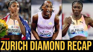 WORLD RECORDS Take Over Zurich!! + Julien Runs Down Melissa in 100m |  Zurich Diamond League Recap