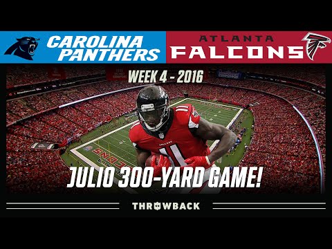 Julio is UNGUARDABLE in 300-Yard Game! (Panthers vs. Falcons 2016, Week 4)