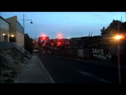Various train horns over Victoria