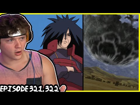 MADARA UCHIHA VS ALLIED SHINOBI FORCES! Naruto Shippuden REACTION: Episode 321, 322