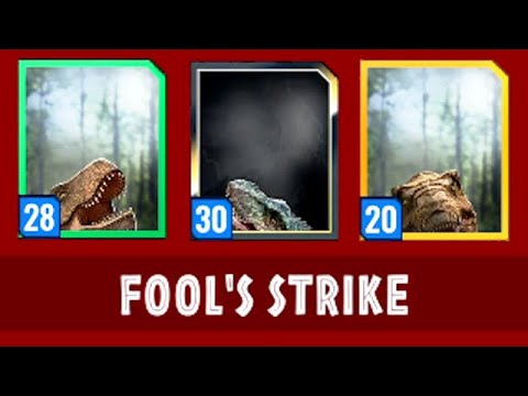 LEVEL 30 MINI MORTEM BOSS FOOL'S STRIKE (JURASSIC WORLD ALIVE)