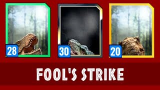 LEVEL 30 MINI MORTEM BOSS FOOL&#39;S STRIKE (JURASSIC WORLD ALIVE)