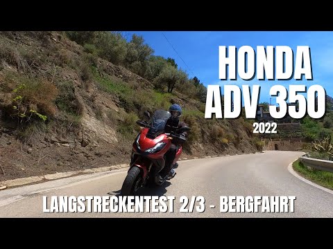 Honda ADV 350 (2022) Rot | Langstreckentest 2 von 3 (DEUTSCH) | VLOG 328