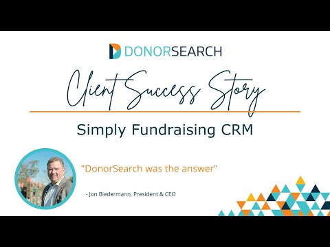 How our prospect research tools have helped him find hidden prospects on numerous different projects he has worked on