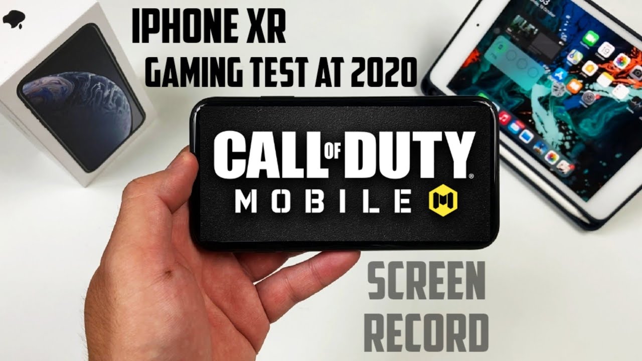iPhone XR Gaming Test COD Mobile Battle Royale at 2020 using Screen Record & Graphics Setting