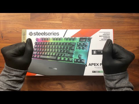 SteelSeries Apex Pro TKL Mechanical Gaming Keyboard Unboxing - ASMR