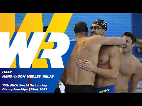 NUOVO RECORD MONDIALE 🚨🚨 | Staffetta mista 4x50m maschile