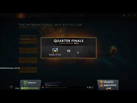 Miracle stack vs AdmiralBulldog stack on Battle Cup