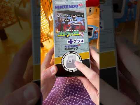 The rumble pak was epic #rumblepak #starfox #starfox64 #nintendo64 #n64 #nostalgia #n64collection