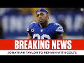Jonathan Taylor to remain with the Colts, placed on PUP list | CBS Sports