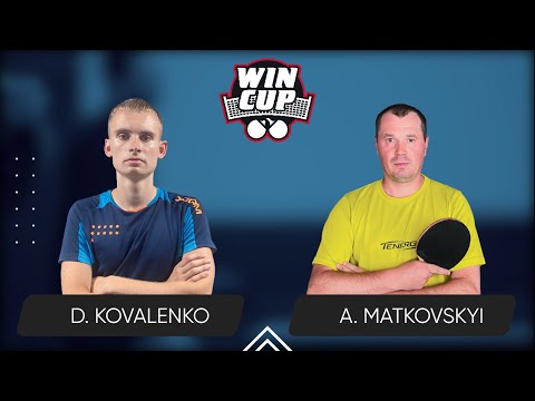 16:45 Dmytro Kovalenko - Andrii Matkovskyi West 4 WIN CUP 05.09.2024 | Table Tennis WINCUP