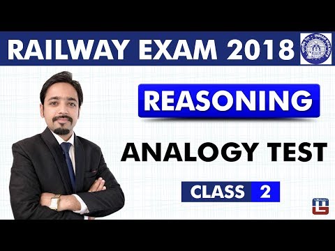 Analogy Test  | Reasoning | Class - 2 | RRB | Railway ALP / Group D | Reasoning by Puneet Sir Video
