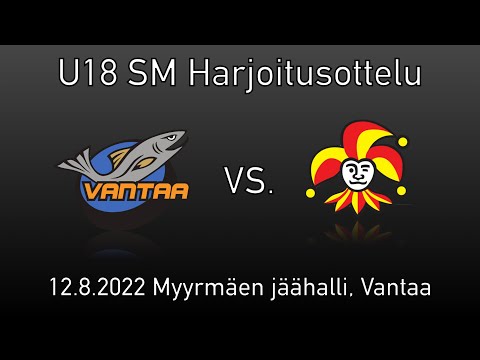 K-Vantaa vs. Jokerit, U18 SM Harjoitusottelu, 12.8.2022 Myyrmäen jäähalli, Vantaa (0-1)