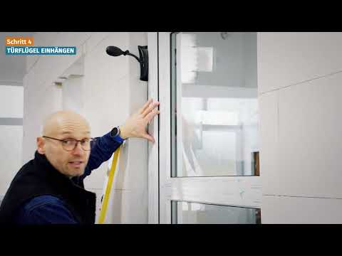 Haustür einbauen | Nebeneingangstür einbauen - Stand der Technik/ RAL