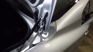 How to install trunk struts on a 2015 INFINITI Q50S