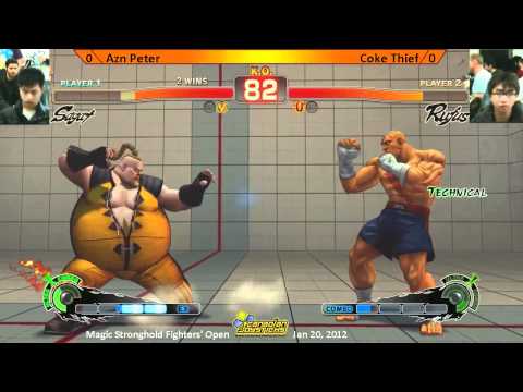 Azn Peter vs Coke Thief - SSF4AE Singles - Magic Stronghold Fighters' Open