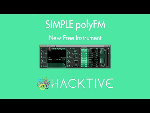 New Free Update | SIMPLE polyFM 2.0 | Ableton | Max for Live