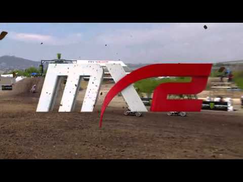 Aleksandr Tonkov & Samuele Bernardini battle MXGP of Leon MX2 race 1 2016