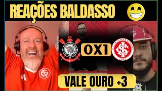 BALDASSO VAI A LOUCURA COM A VITÓRIA SOBRE O CORINTHIANS-  REAÇÃO DO BALDASSO.