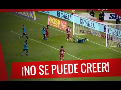 Increíble chance desperdiciada por Andrade