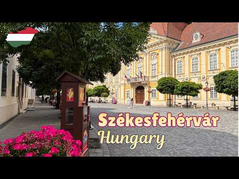 Székesfehérvár, Hungary 🇭🇺| Beautiful Historic City Centre Walking Tour (4K)